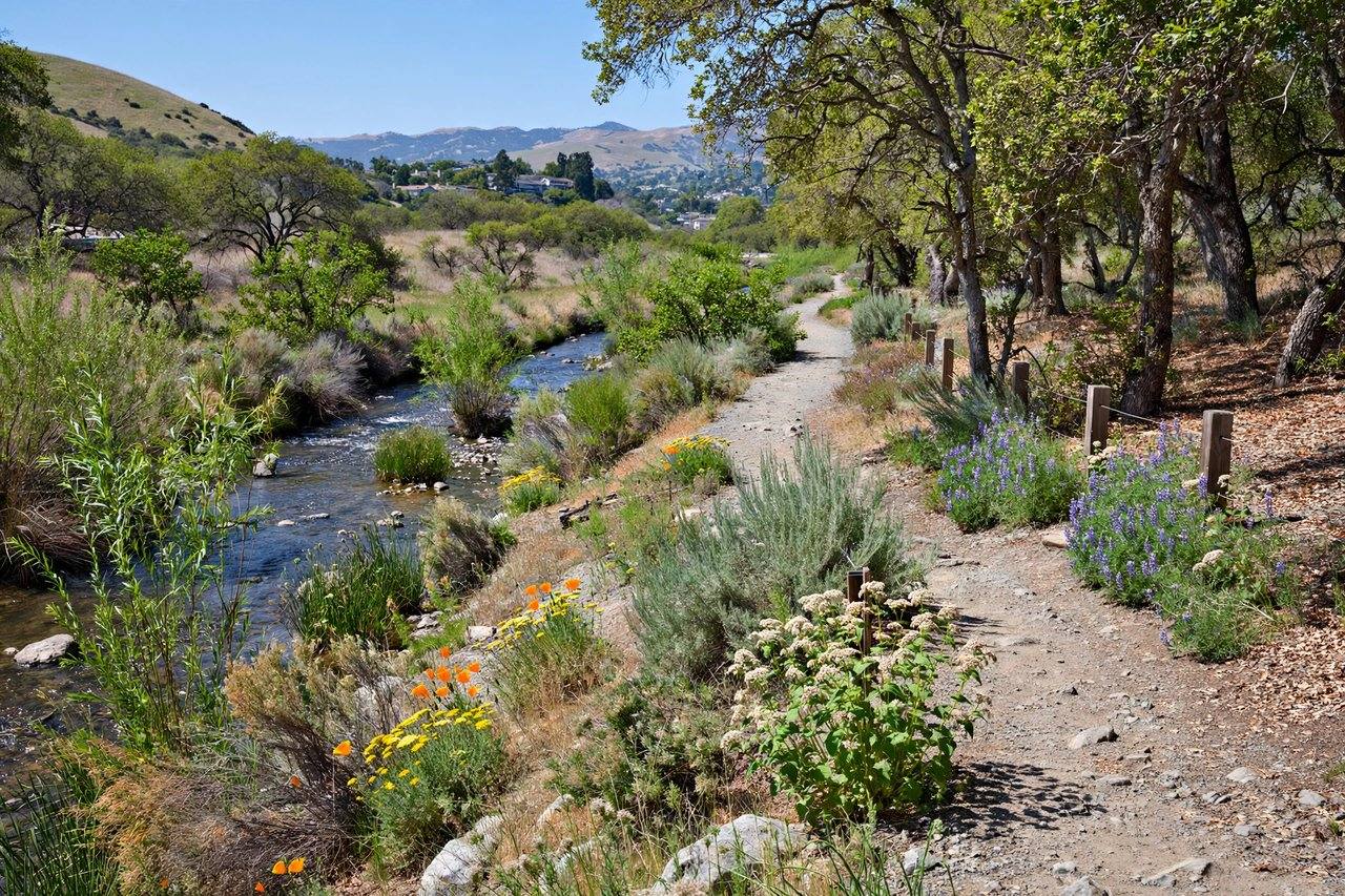Creek-side park in Agnew, Santa Clara