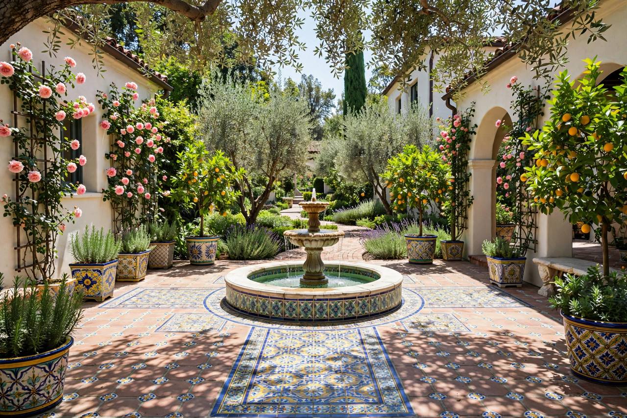 Allied Arts Guild gardens, Menlo Park