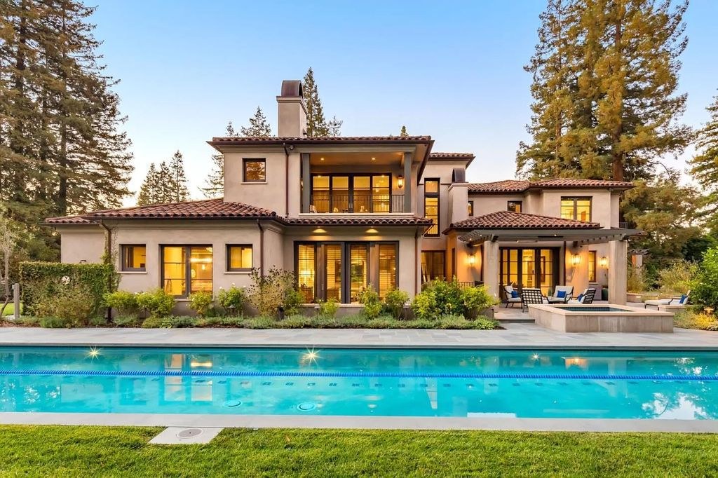Grand estate home in Atherton, California