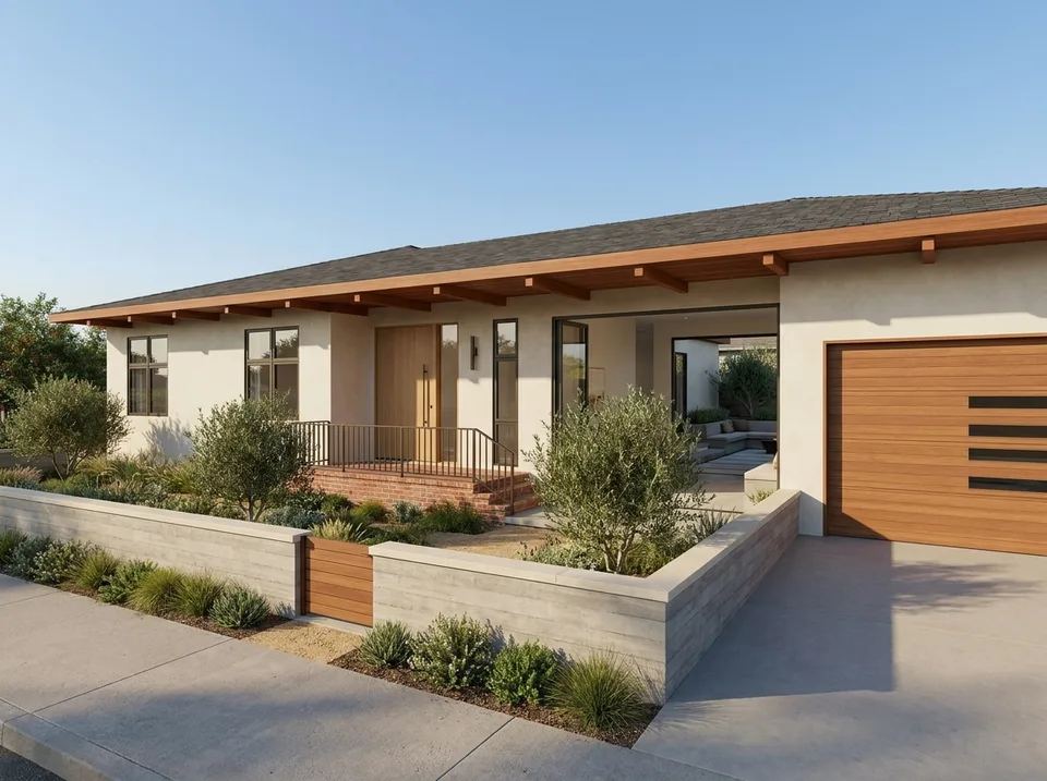 Representative ranch home in Belwood, Los Gatos with hillside views
