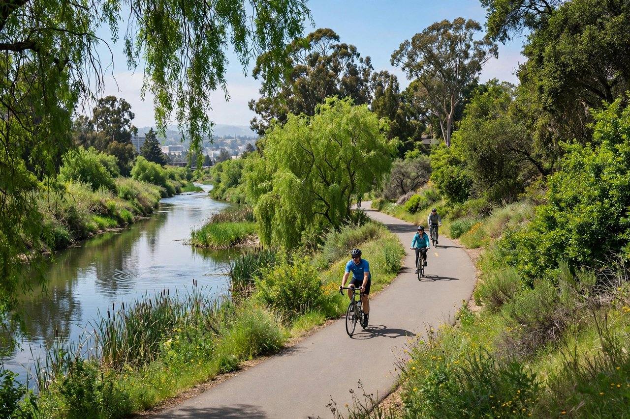 Penitencia Creek Trail park, San Jose