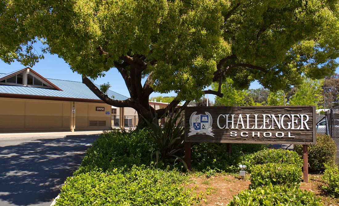 Private school campus building in Saratoga, California