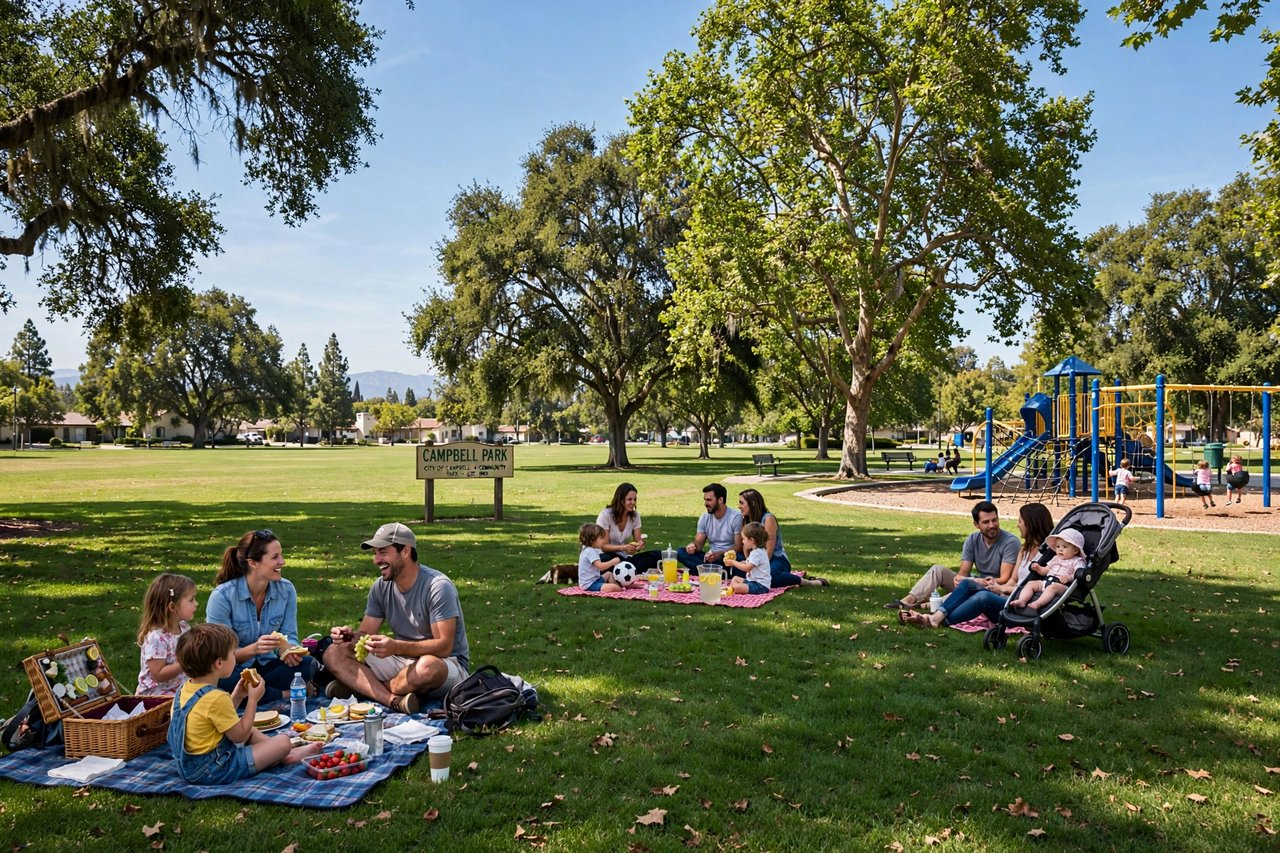 Community park in Campbell, California