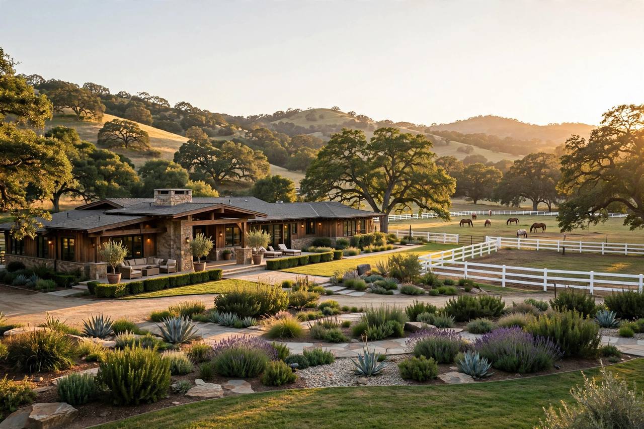 Equestrian estate in Central Woodside