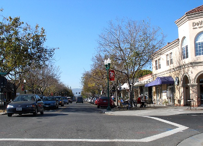 Historic downtown Campbell near Campbell Union high schools