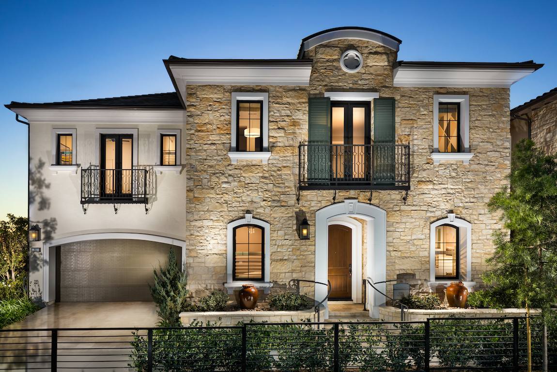 Modern tri-level townhome exterior in East Sunnyvale