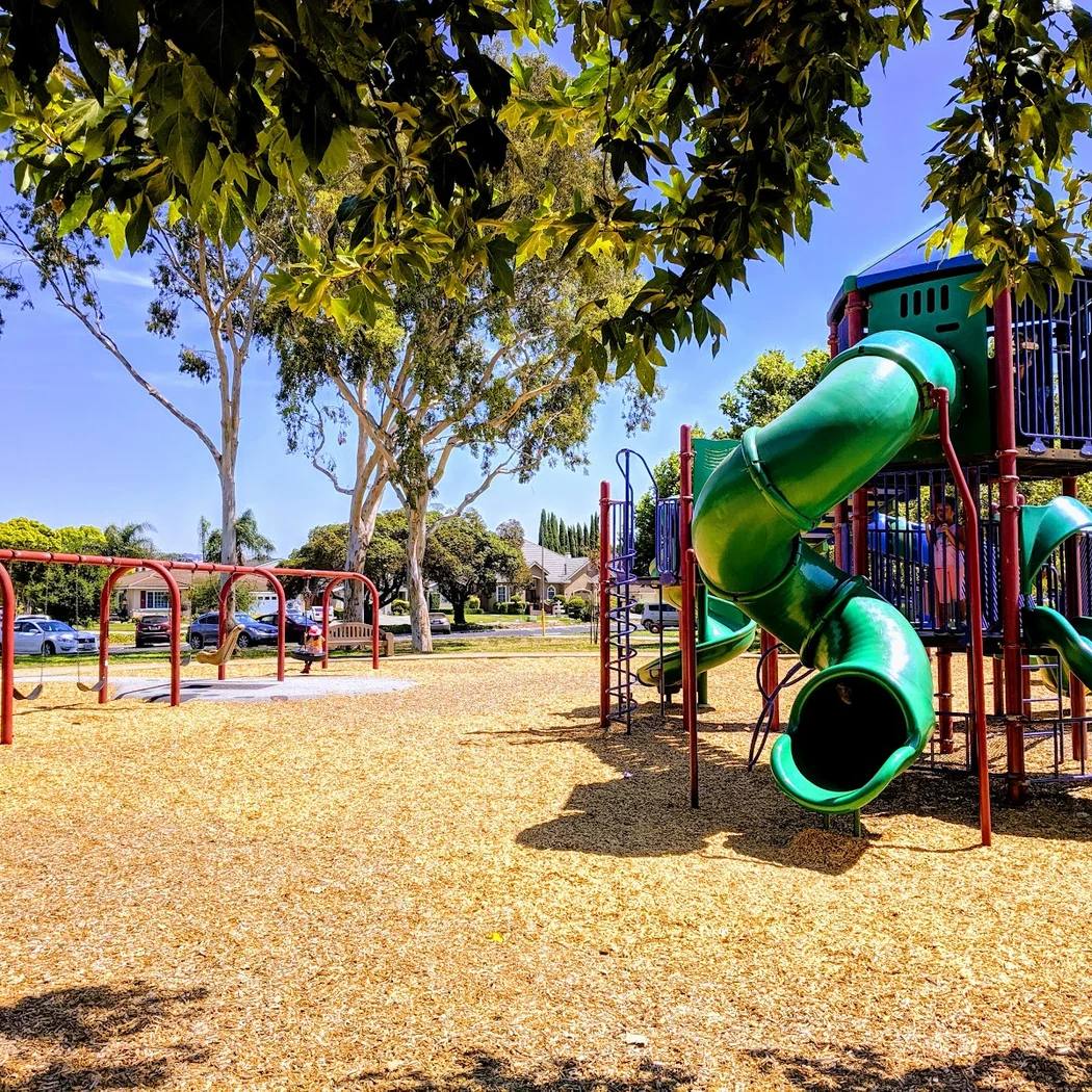 Neighborhood park playground in Cupertino
