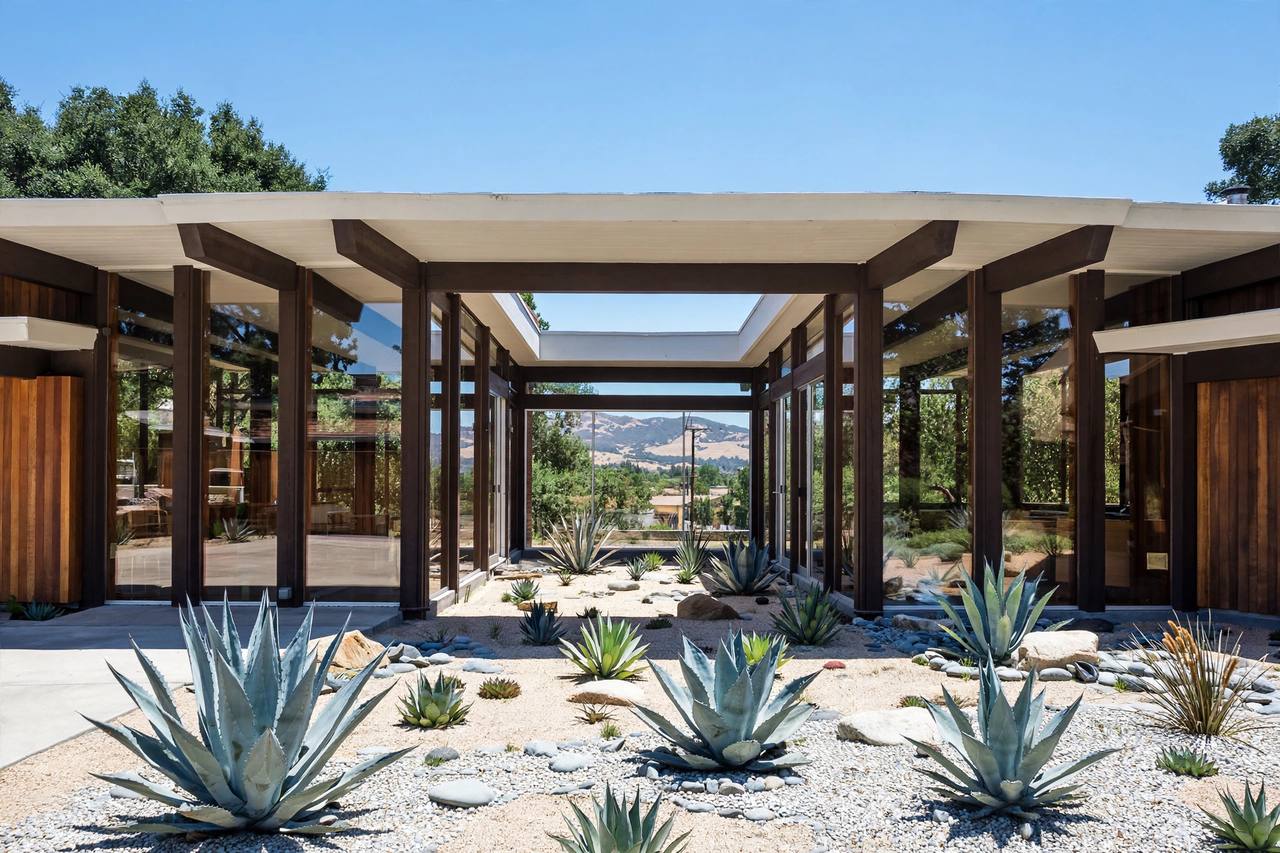 Eichler atrium home in Green Acres, Palo Alto