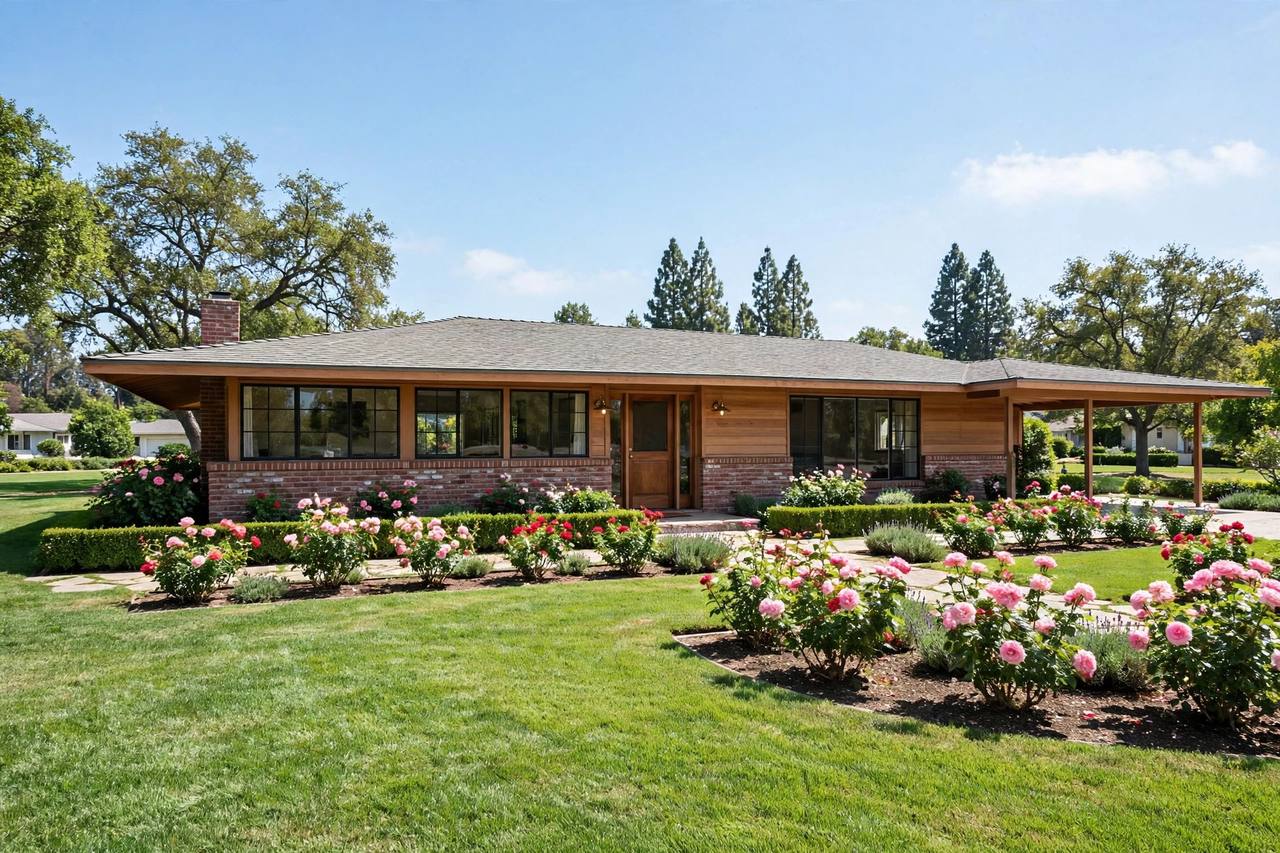 1950s ranch home in Green Gables, Palo Alto