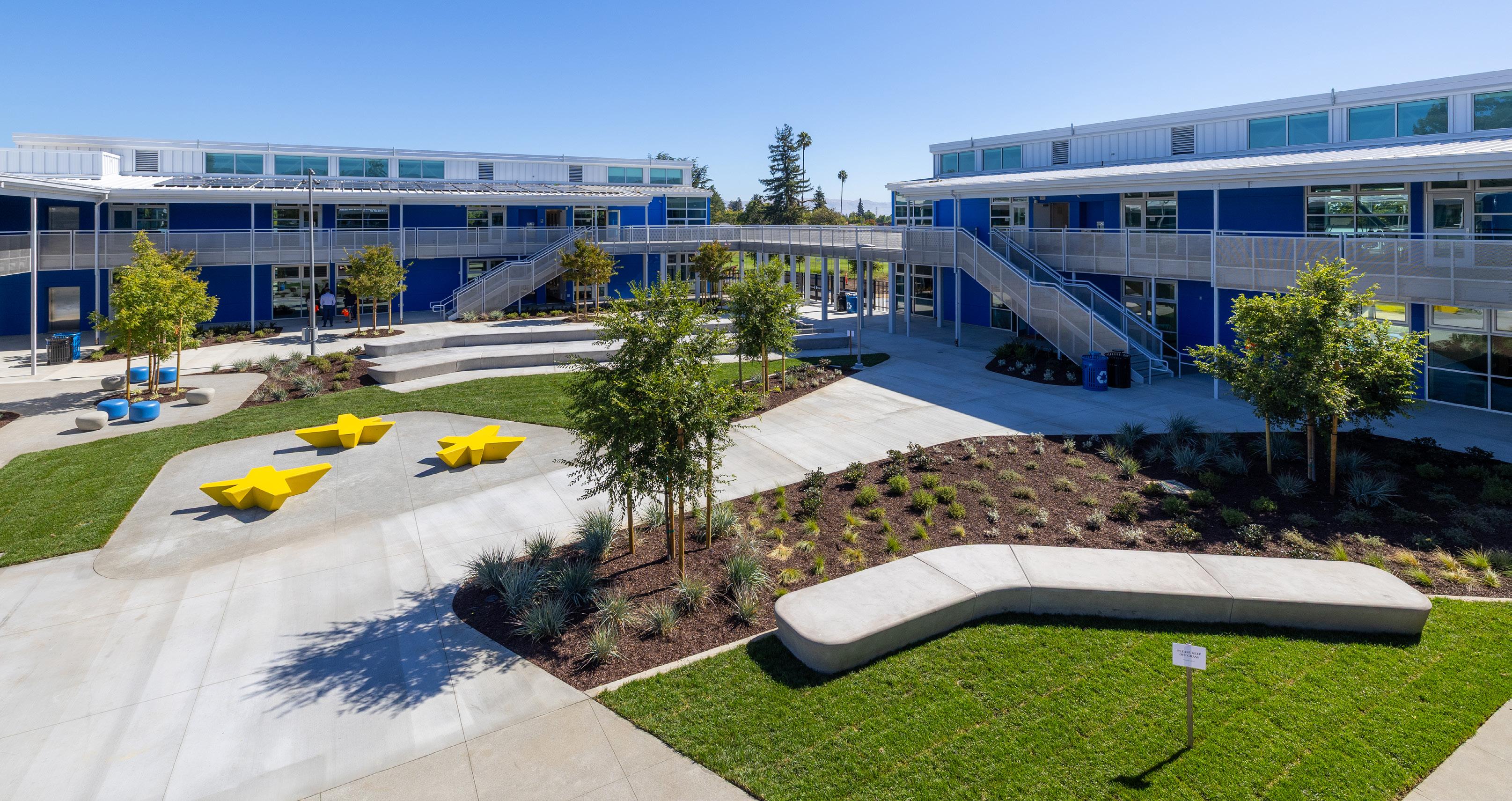 California school campus building