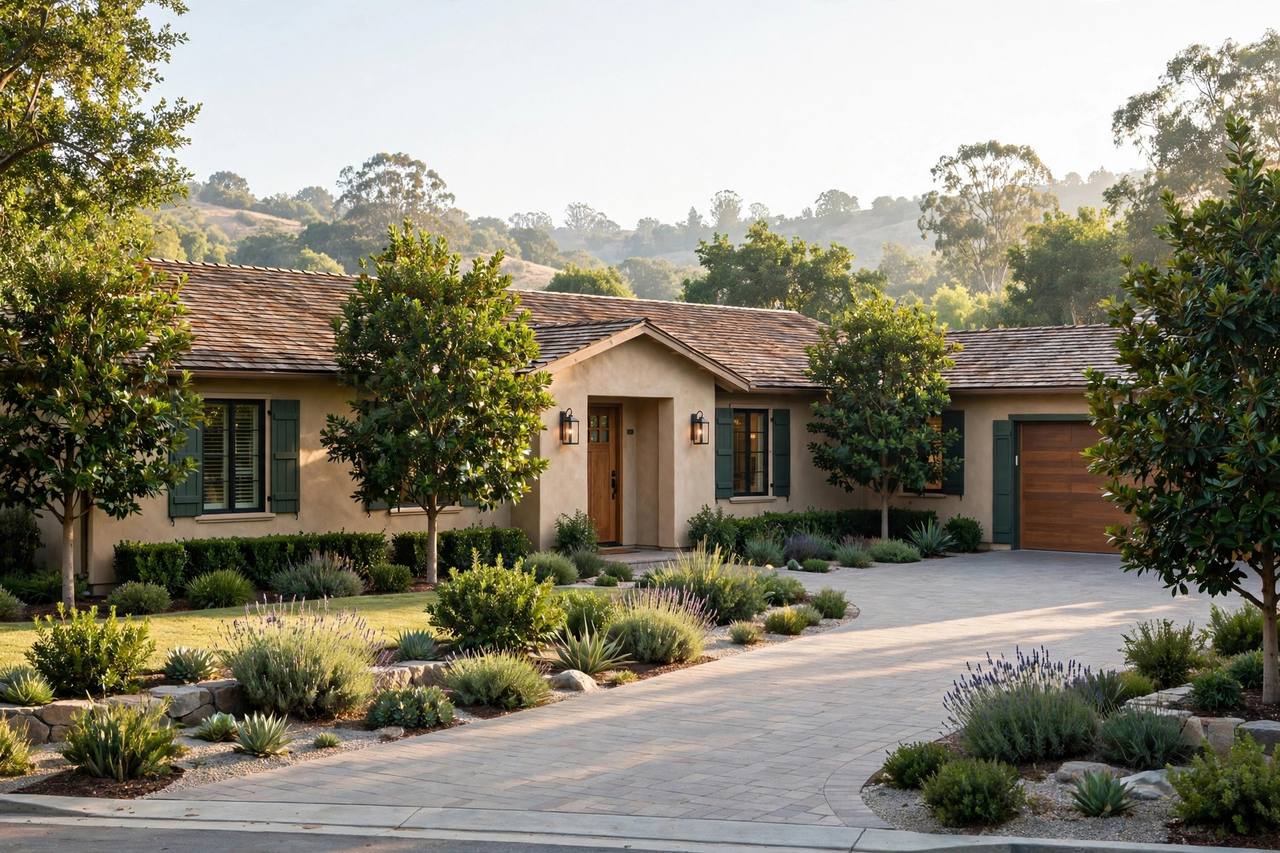 Hillside view home in Laurelwood, San Mateo