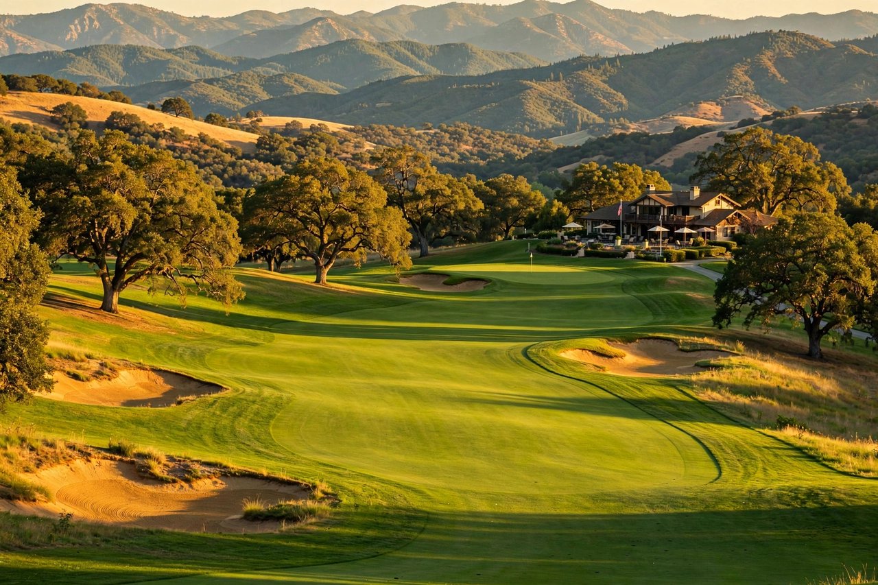 Golf course in Los Altos Hills, California