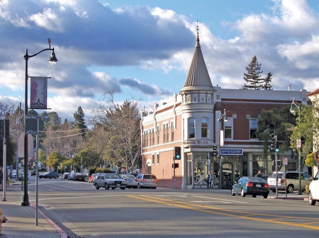 Santa Cruz Avenue in Downtown Los Gatos, California
