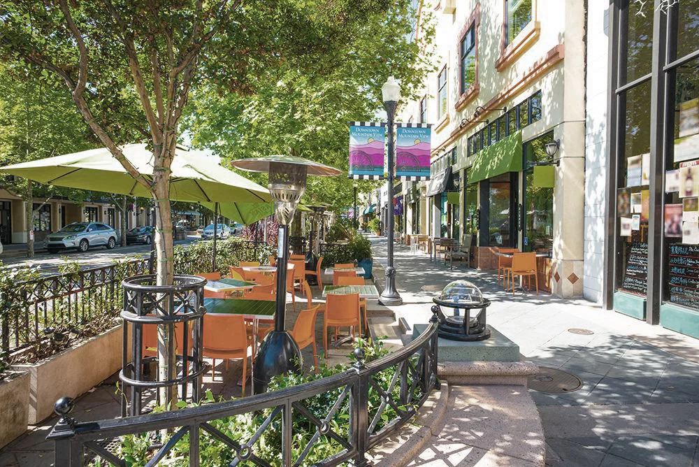 Castro Street, downtown Mountain View, California