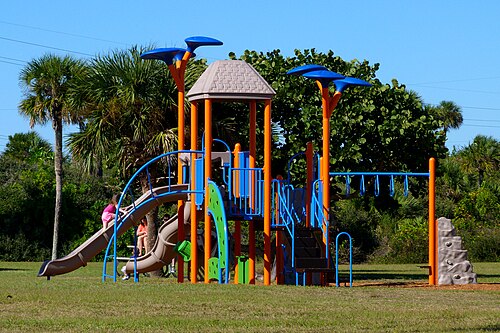 Elementary school playground in Los Altos