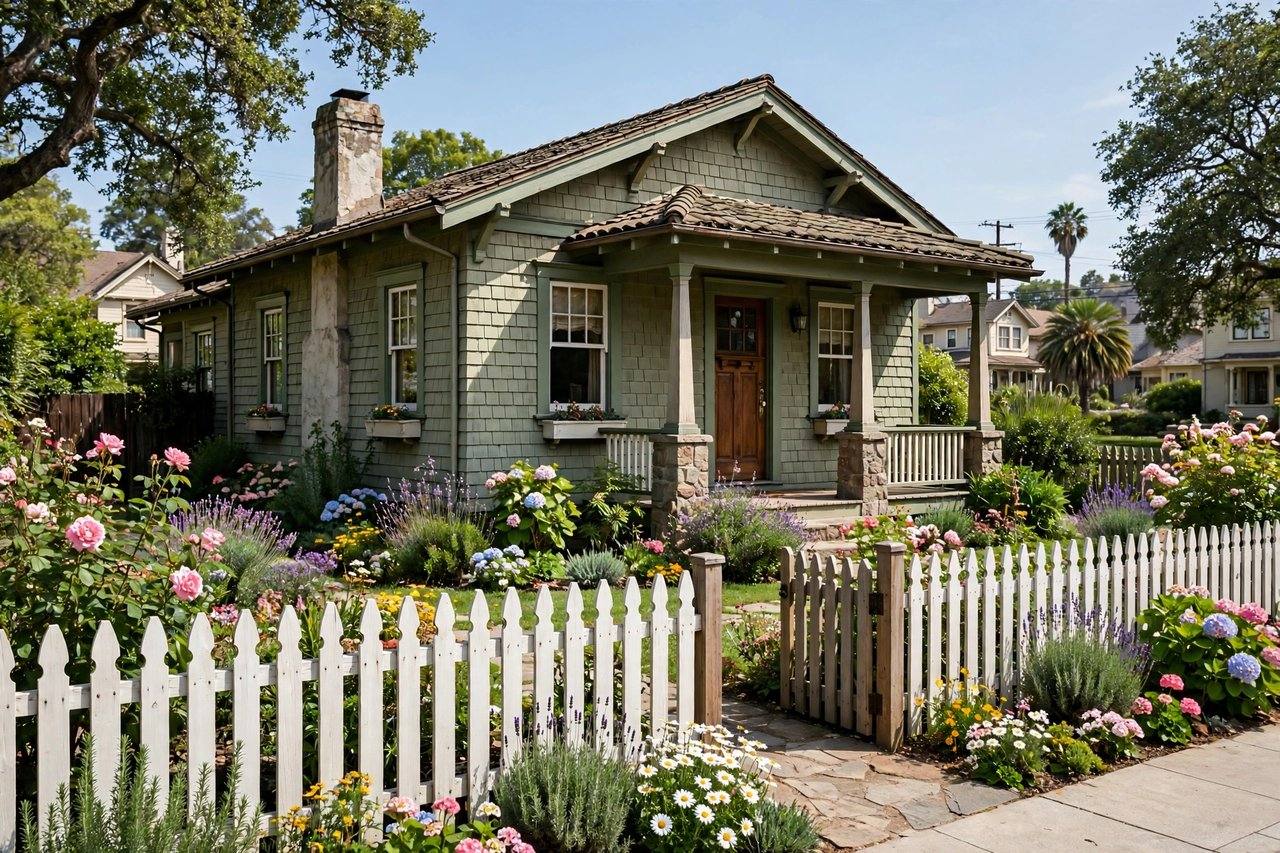 1920s bungalow in Old Quad, Santa Clara
