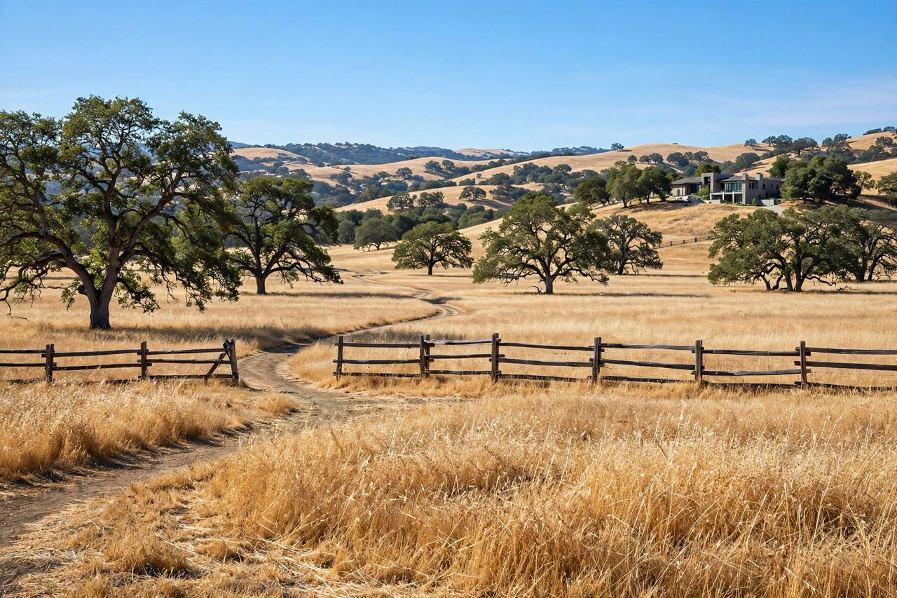 Ranch country park near Parker Ranch