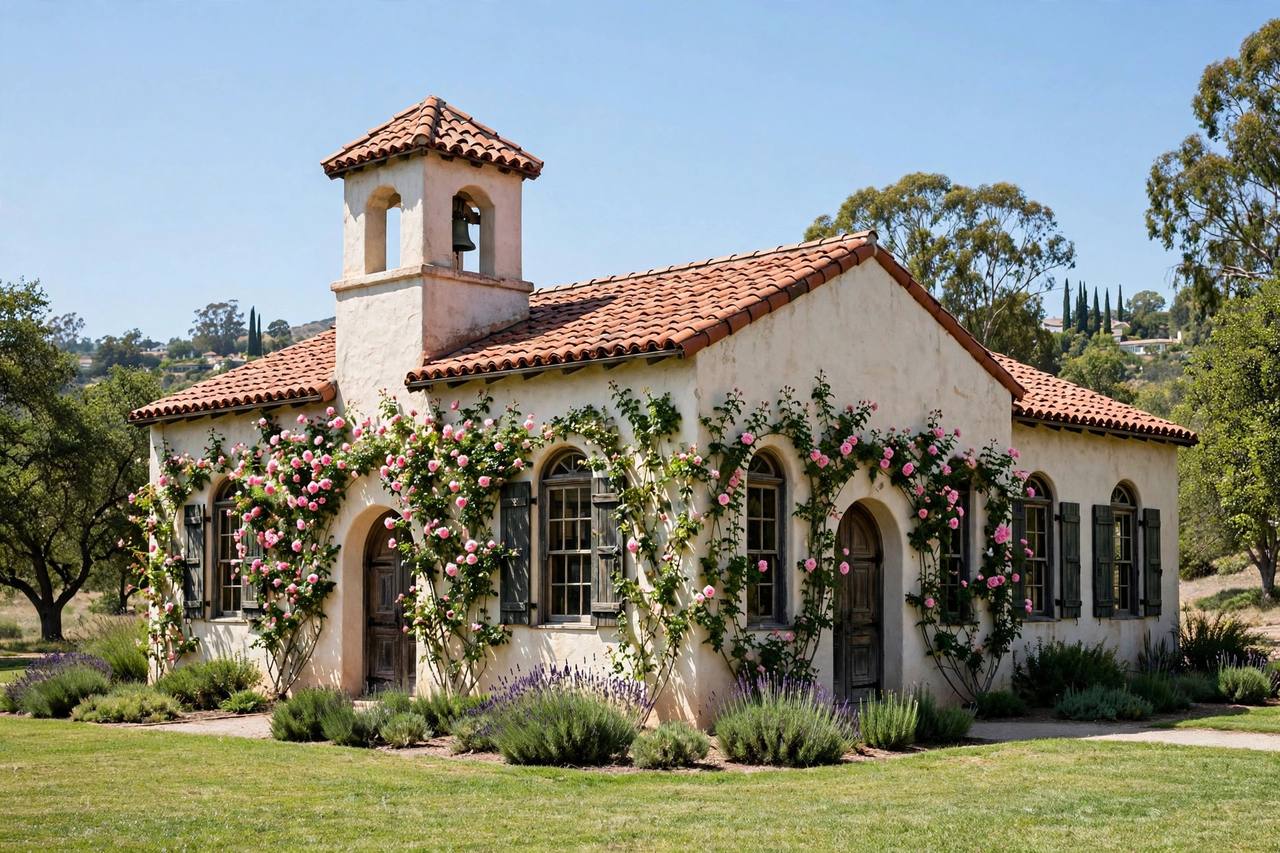 Historic schoolhouse near Professorville, Palo Alto