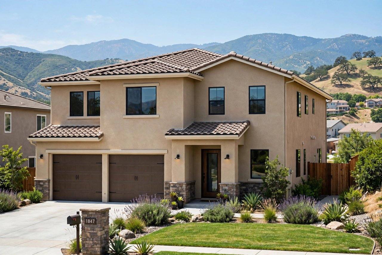 Two-story suburban home with hill views in Santa Teresa, San Jose