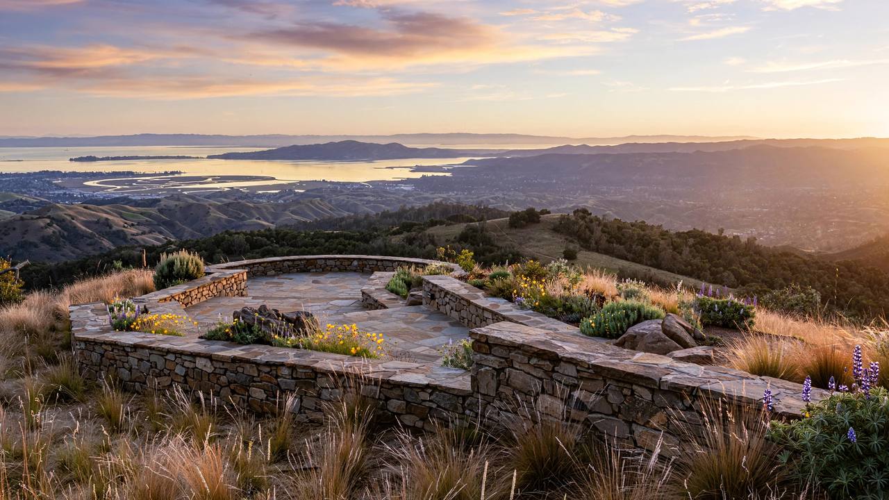 Skyline Boulevard ridge views, Woodside