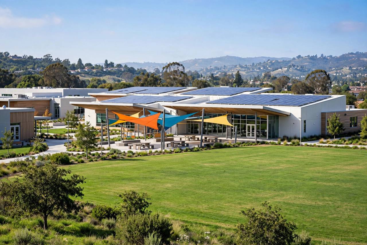 Gunn High School in South Palo Alto