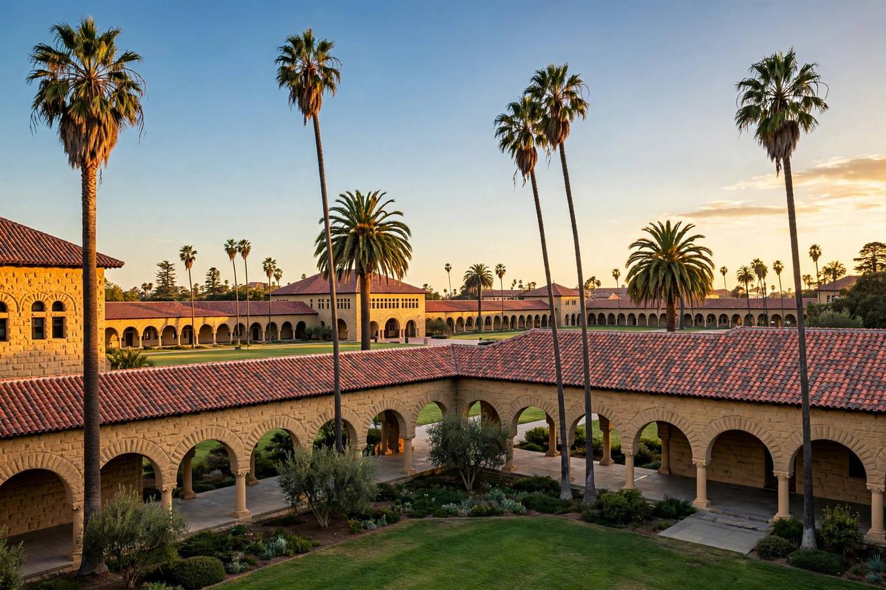 Stanford-adjacent school campus