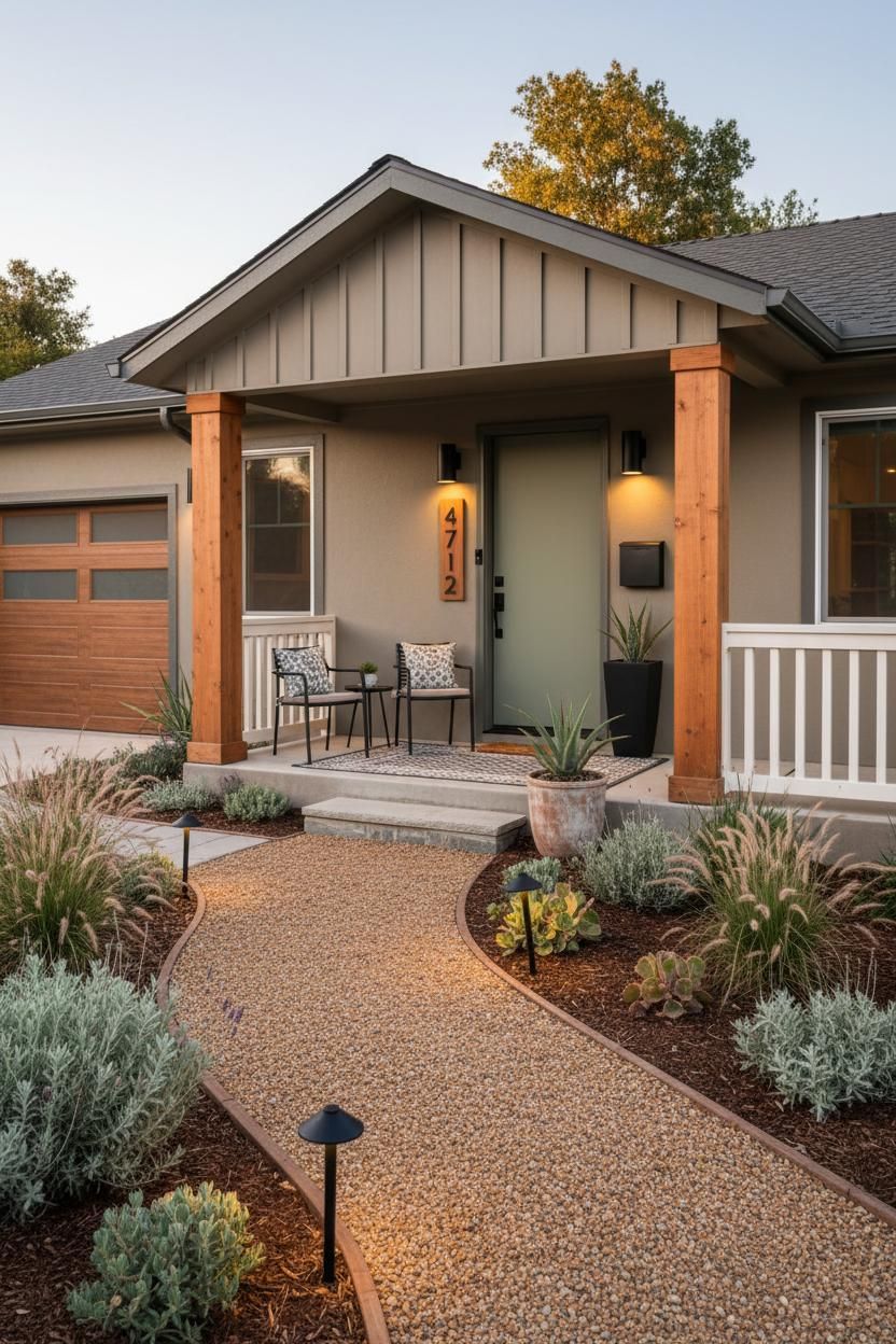 Updated ranch home with new landscaping in Stierlin Estates