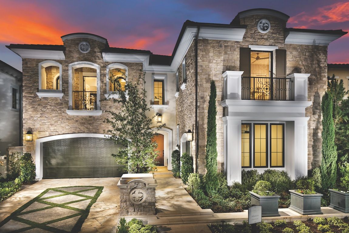 Townhome front exterior in The Crossings, Mountain View