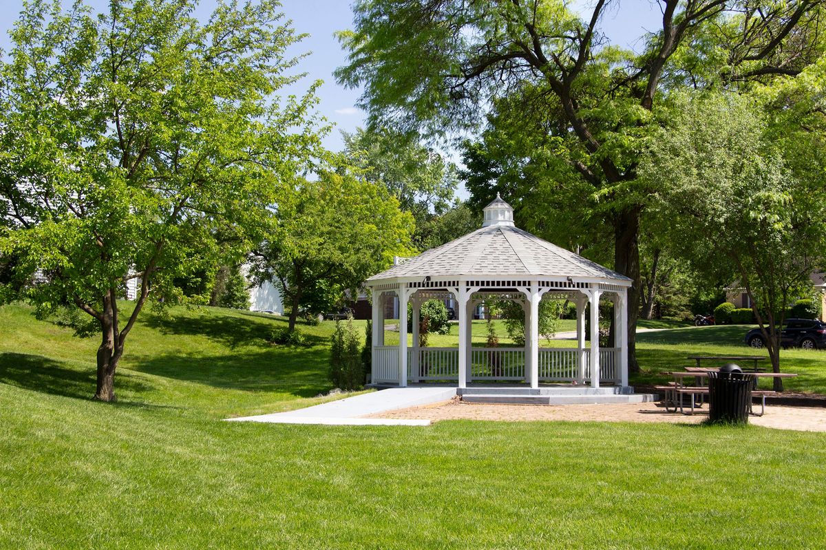 Community park green near The Crossings