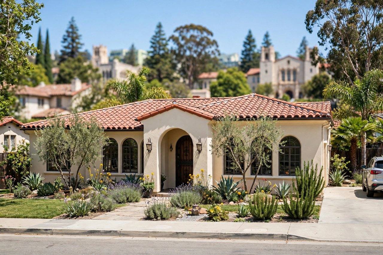 Spanish-style home in University District, Santa Clara