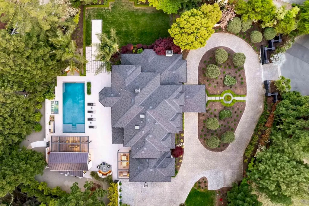 Luxury West Atherton estate exterior